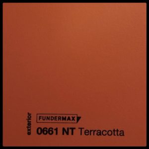 HPL панель 6 мм / ТМ - FUNDERMAX 0661 NT ( Terracotta )