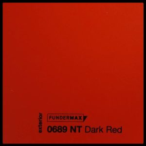 HPL панель 6 мм / ТМ - FUNDERMAX 0689 NT ( Dark Red )
