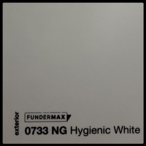 HPL панель 6 мм / ТМ - FUNDERMAX 0733 NT ( Hygienic White )