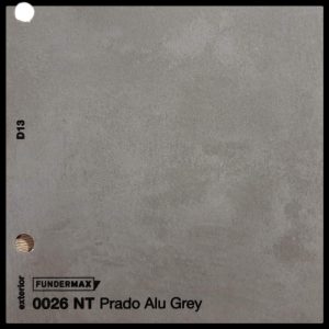HPL панель 6 мм / ТМ - FUNDERMAX 0026 - NG ( Prado Alu Grey )