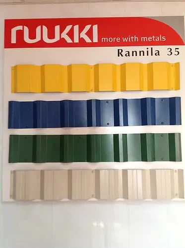Профнастил Ruukki T-35 / 0,5 мм / RR / Crown BT / Zn-275 8 Профнастил Ruukki T-35 / 0,5 мм / RR / Crown BT / Zn-275 - Зображення 8