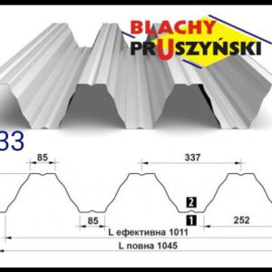 Профнастил Т-133 / 1,25 мм S320GD / RAL 9010