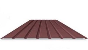 Профнастил T 15  0,45 мм RANTECH стіновий коричневий RAL 8017 Мат