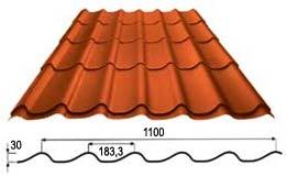 Металочерепиця ArcelorMittal ⁇ 0,5 mm ⁇ RAL 7024 (графіт) 4 Металочерепиця ArcelorMittal ⁇ 0,5 mm ⁇ RAL 7024 (графіт) - Зображення 4