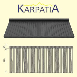 Модульна металочерепиця Карпатія Pruszynski (Purmax)